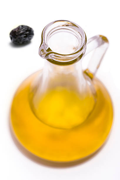 Olive Oil Carafe stock photo