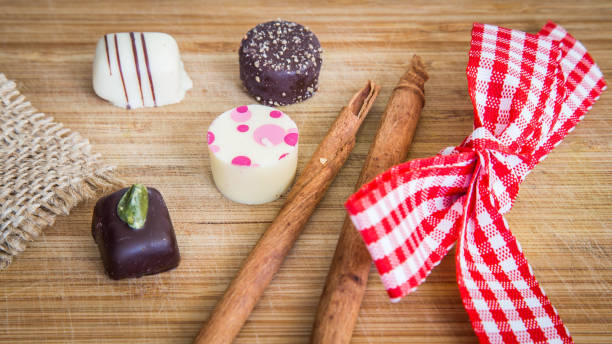 istock Chocolate truffles pralines for Valentine’s day 913729242