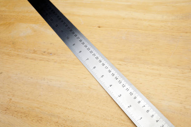 istock A new steel rule on wood 913729948