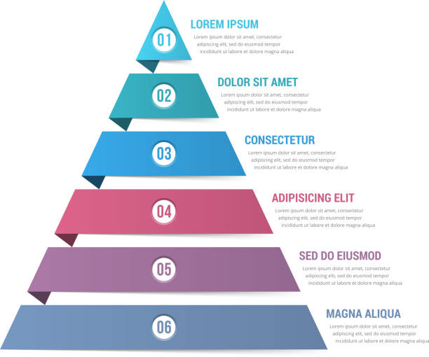 ピラミッドのインフォ グラフィック - pyramid点のイラスト素材／クリップアート素材／マンガ素材／アイコン素材