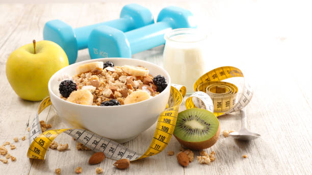 istock healthy breakfast, diet food concept 913741758