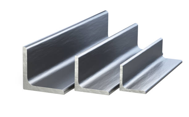 istock Steel corner profile. L-profile set. 913742126