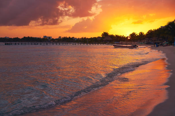 istock Mahahual Caribbean beach in Costa Maya 913749176