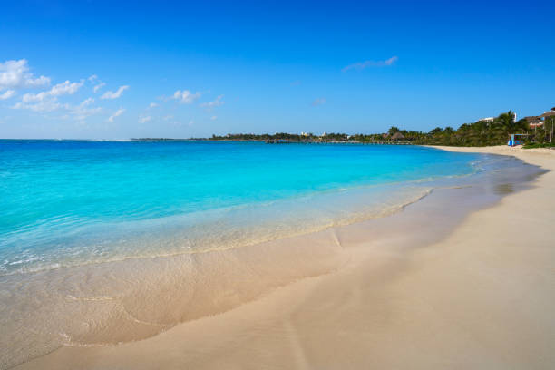Mahahual Caribbean beach in Costa Maya of Mayan Mexico