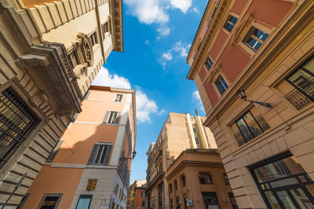istock Elegant buildings in Rome 913753680