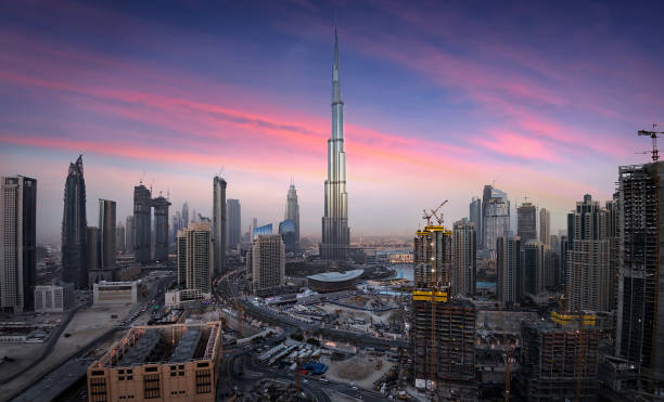 istock The skyline of downtown Dubai during sunset 913757048