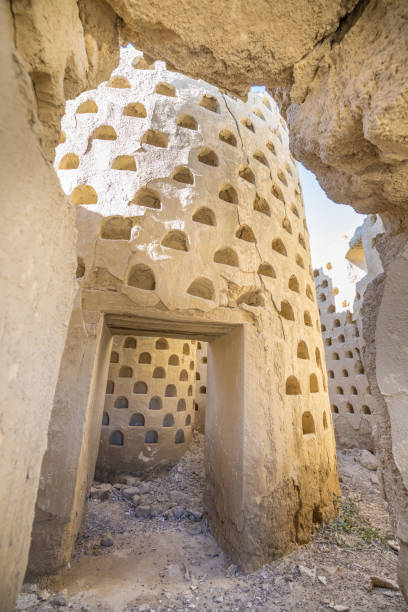istock inside ruined dovecote mud building in Ampudia 913757682