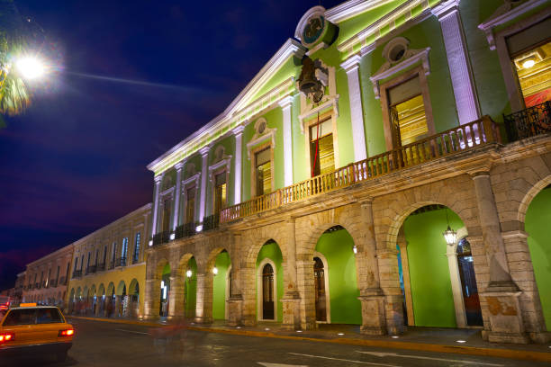istock Merida city colorful facades Yucatan Mexico 913759866