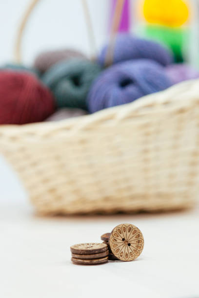 istock set of artistic wooden buttons 913760034
