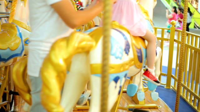 Carousel amusement park motion