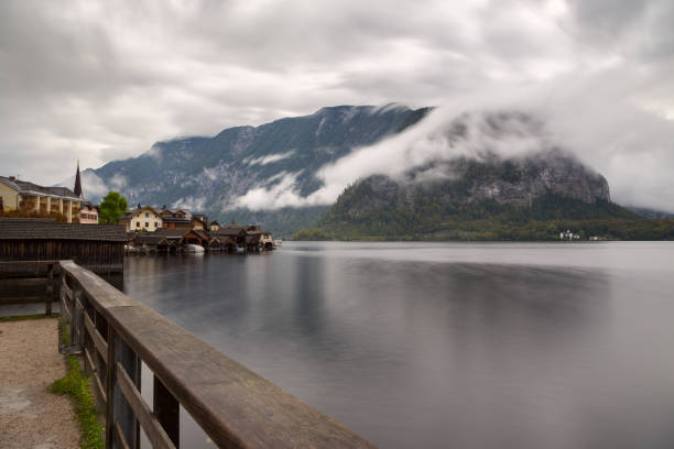 istock Little famous village Hallstatt in Austrian 913769682