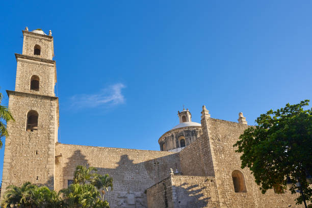istock Merida city Third Order church Yucatan 913773804