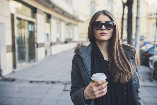 istock Young businesswoman on coffee break 913778290
