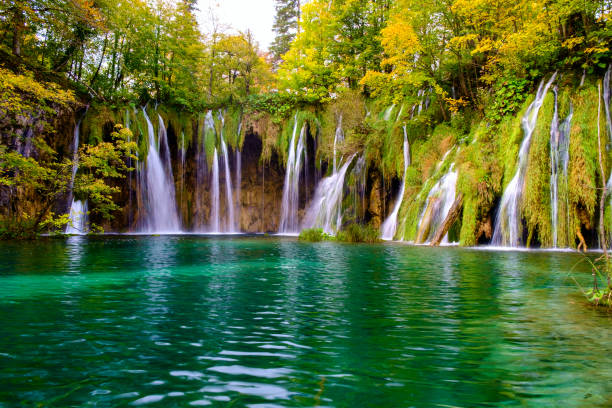 istock Waterfalls of Plitvice National Park 913780828