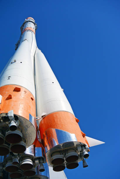 istock The Monument of Russian space transport rocket. 913785614