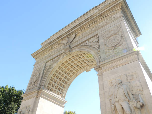 istock Arch in the Washington Square Park New York 913793272