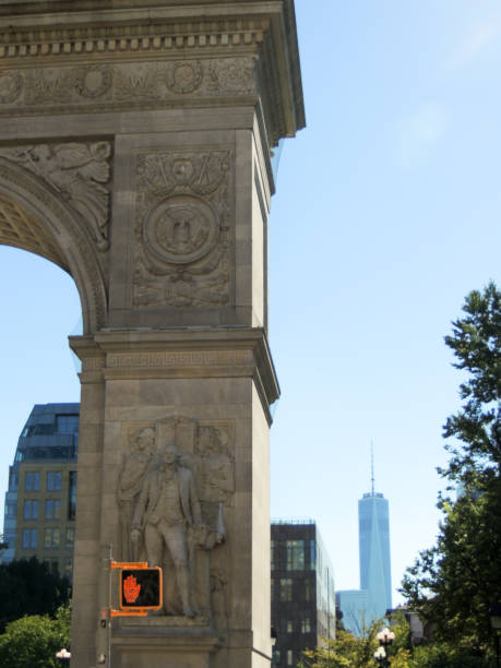 istock Arch in the Washington Square Park New York 913793274