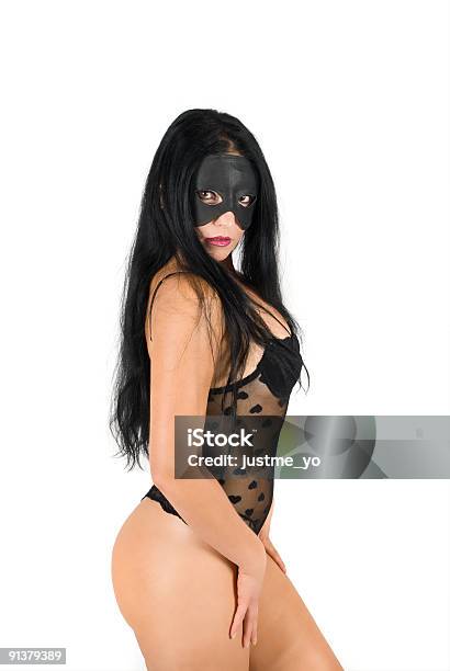 セクシーな女性にマスク - お面のストックフォトや画像を多数ご用意 - お面, 魅惑的な女性, ランジェリー