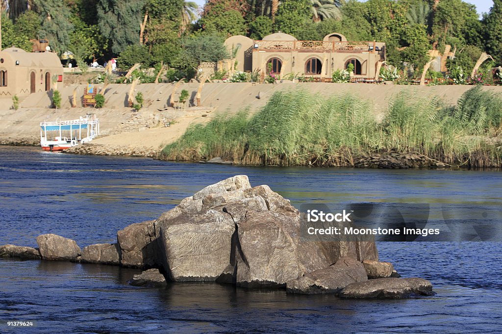 Island on the Nile  Africa Stock Photo