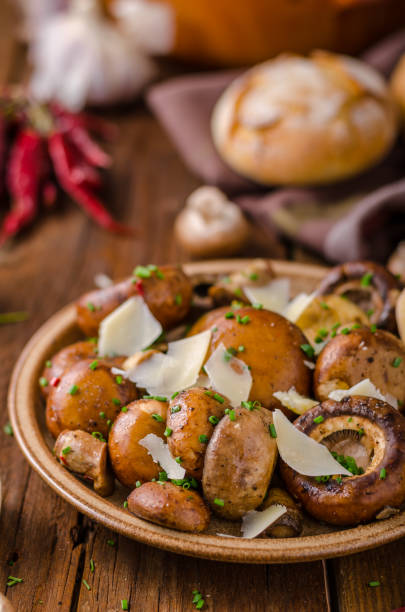 istock Mushrooms salad, parmesan and mayo 913798170