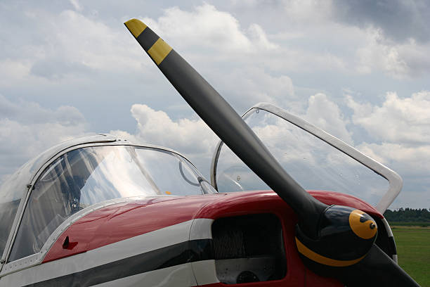 istock Take-off in stormy weather 91380788