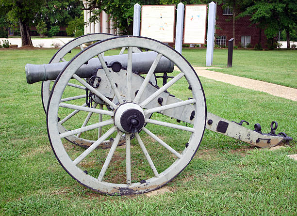 istock Side View of a Civil War Cannon 91380870