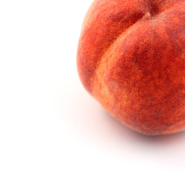 Fragment of a peach stock photo