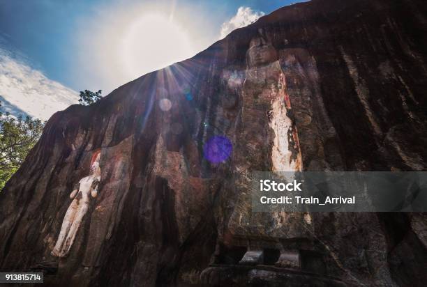 Cca 1000 Years Old The Largest Of The Standing Buddha Statues Is 51 Feet From Head To Toe Is The Largest Standing Buddha Statue Of The Sri Lanka Stock Photo - Download Image Now