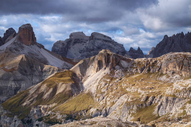 istock Mountains Panorama of the Dolomites 913818854