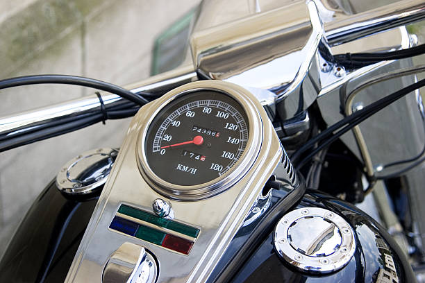 istock Speedometer on a Motorbike 91381905