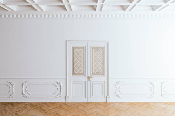 istock 3d render of beautiful clean vintage interior 913823460
