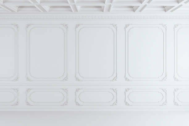 istock 3d render of beautiful clean vintage interior 913823666
