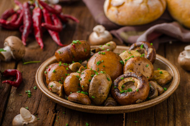 istock Mushrooms salad, parmesan and mayo 913830918