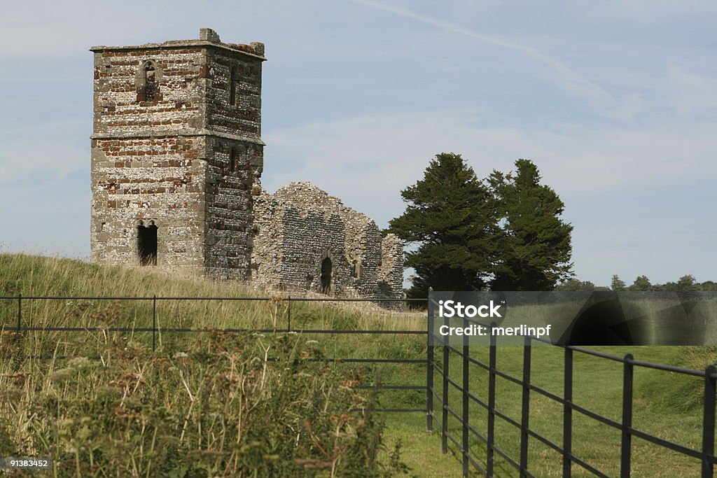 Dorset Knowlton iglesia de inglaterra - Foto de stock de Alrededor del siglo XIV libre de derechos
