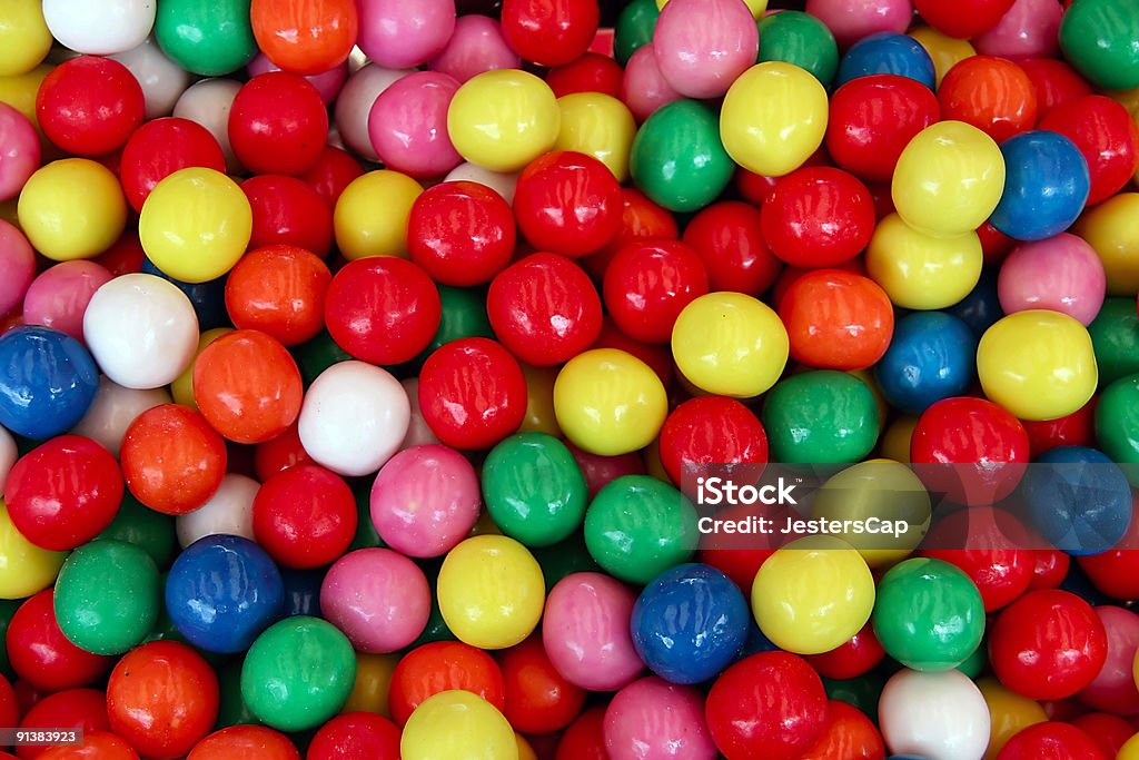 Colorful Bubble Gum  Backgrounds Stock Photo