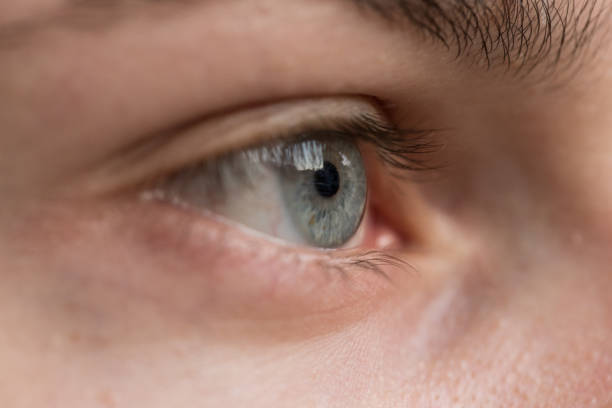 istock Close up of male eye 913843822