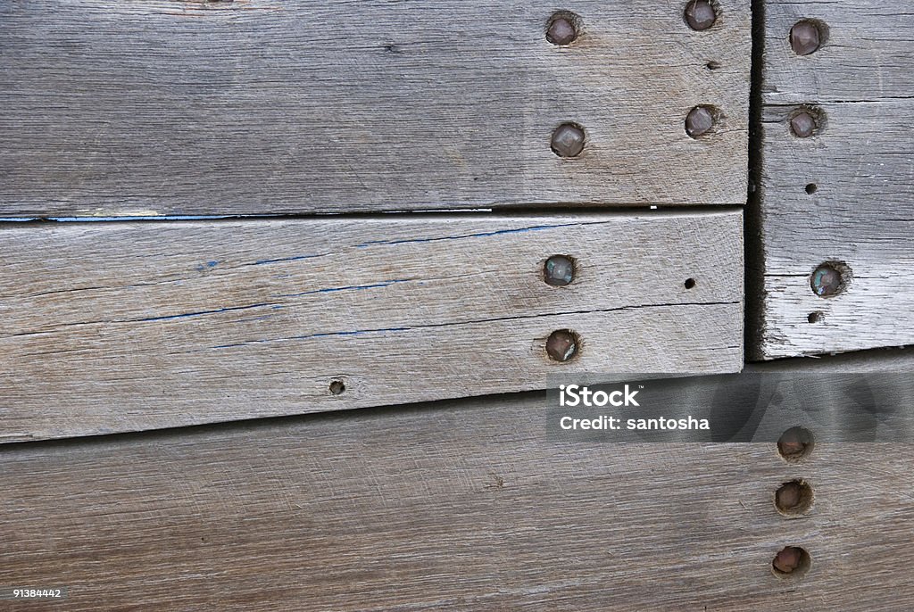 Boat woodwork  Abstract Stock Photo