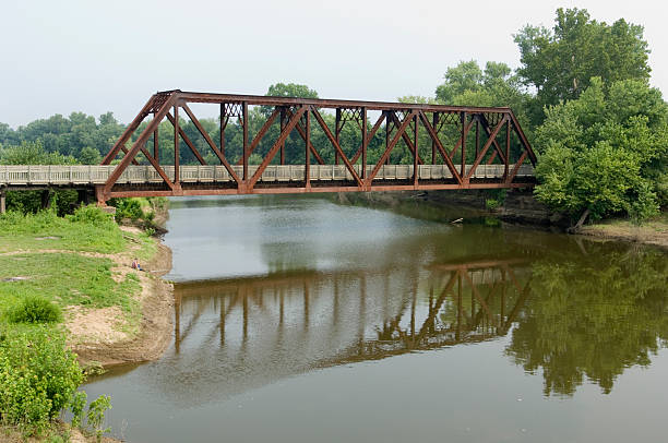 istock Railroad Bridge Converted for Bikers and Hikers 91384604
