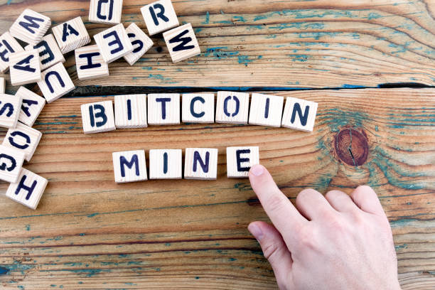 istock bitcoin mine. Wooden letters on the office desk, informative and communication background 913858046