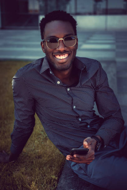 istock African american male using smartphone. 913858194
