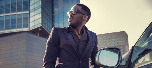 istock Attractive black man in a suit. 913858556
