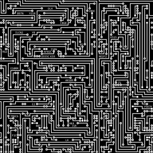 Photo of Circuit Board Texture Seamless 11