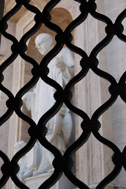 Saint Peter's cathedral, Vatican stock photo