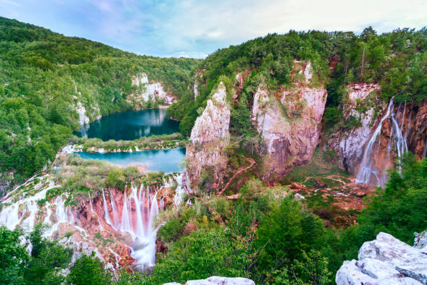 istock Waterfalls in Plitvice National Park 913865218