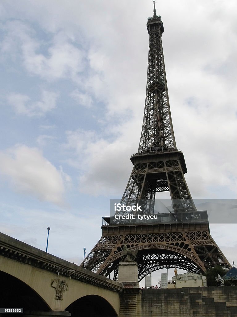 Eiffel tower - 로열티 프리 0명 스톡 사진