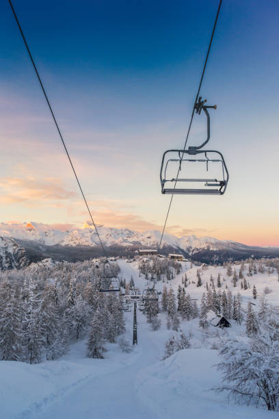 Ski center of Vogel-Slovenia
