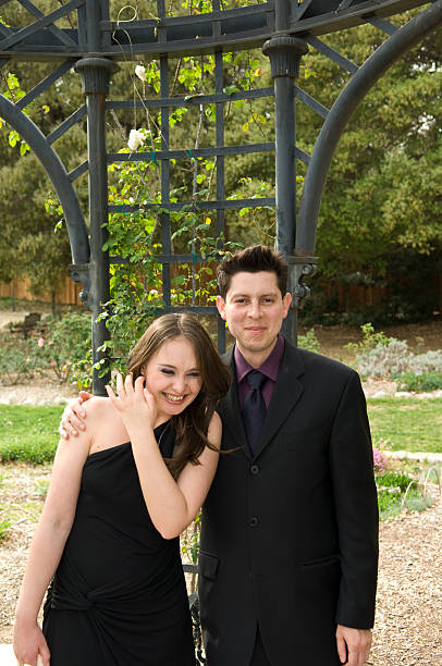 istock Couple Laughing after the Wedding 91387492