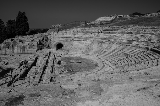 Segesta ancient theatre Sicily Italy