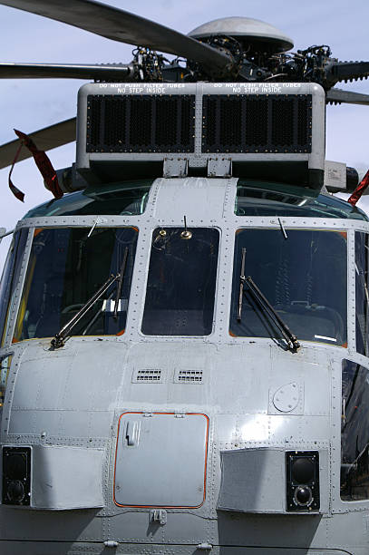 istock Royal Navy Sea King helicopter 91388055