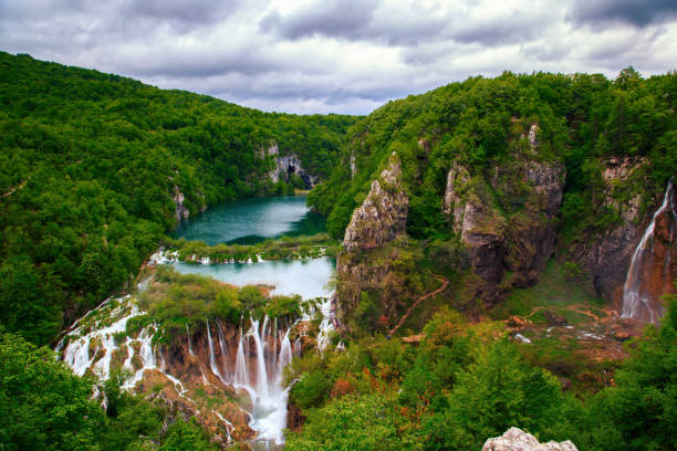 istock Waterfalls in Plitvice National Park 913883782